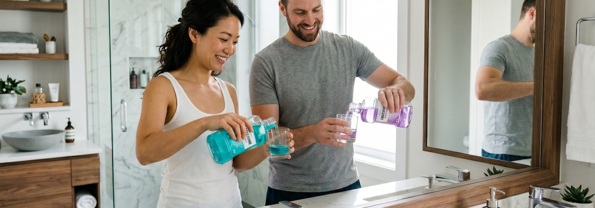 Conseils en santé pour apprendre à bien utiliser le rince-bouche pour maximiser les bienfaits de votre bain de bouche.